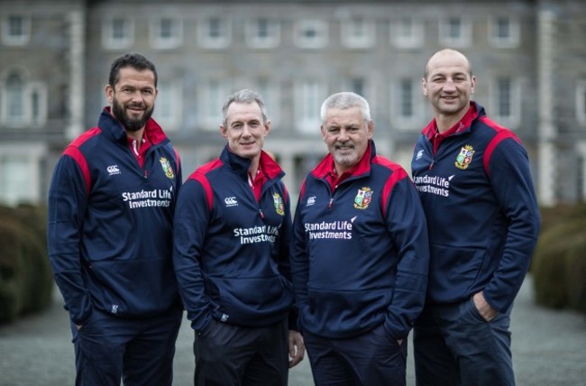 Andy Farrell and Rob Howley, Warren Gatland and Steve Borthwick