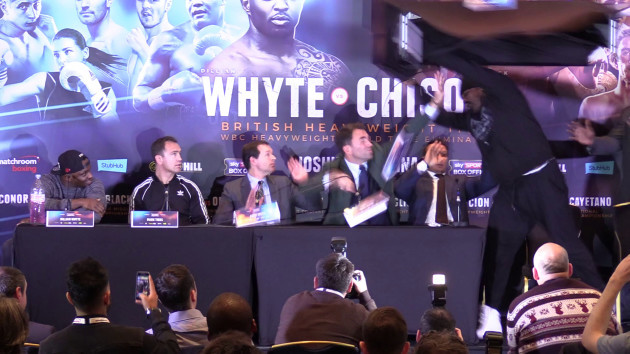 Dereck Chisora and Dillian Whyte Press Conference