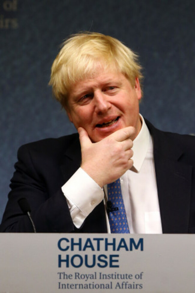 Boris Johnson speech