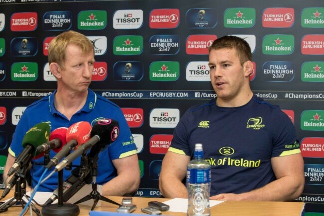 Leo Cullen with Sean O'Brien