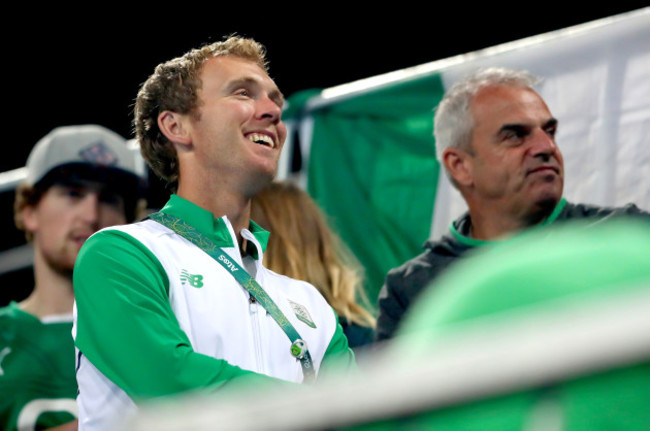 Seamus Power watches the game