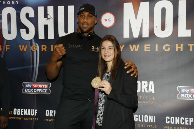 Anthony Joshua and Eric Molina Press Conference - Radisson Hotel