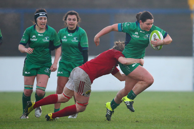 Heather O'Brien tackles Emma Cleary