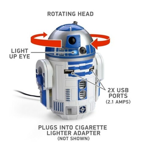 Your electronics will never lose the Force with this R2 D2 USB charger