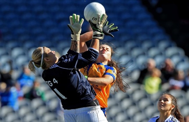 Ciara Hickey with Mary Hulgraine