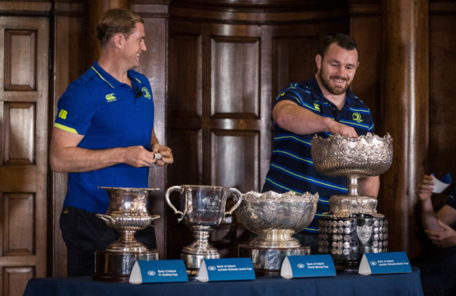 Cian Healy and Jamie Heaslip