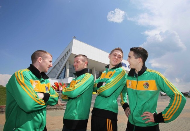 Paddy Barnes, John Joe Nevin, Jason Quigley and Michael Conlan