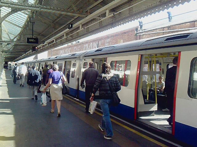 London Underground commuter