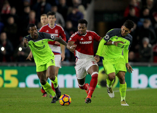 Middlesbrough v Liverpool - Premier League - Riverside Stadium