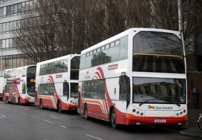 12/12/2016. Bus Eireann. Pictured Bus Eireann buse