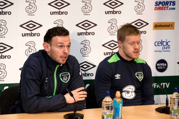 Andy Boyle and Daryl Horgan