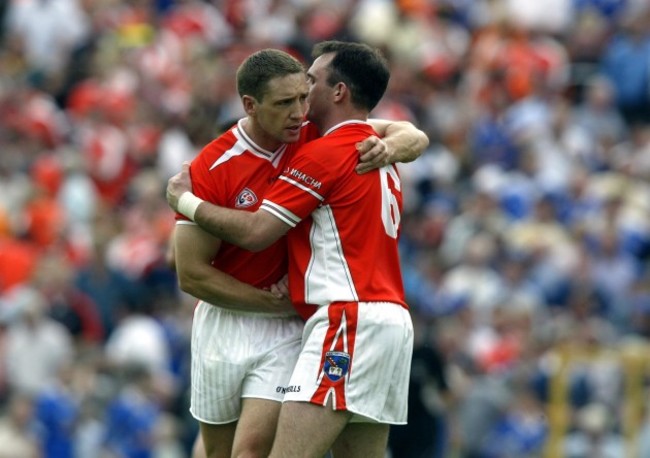 Kieran McGeeney and Aidan O'Rourke