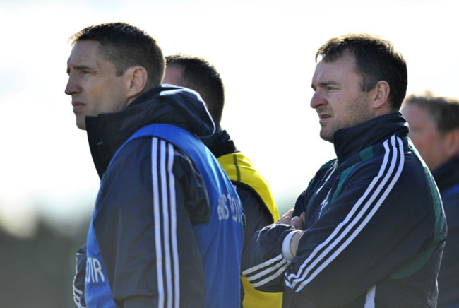 Kieran McGeeney and Aidan O'Rourke