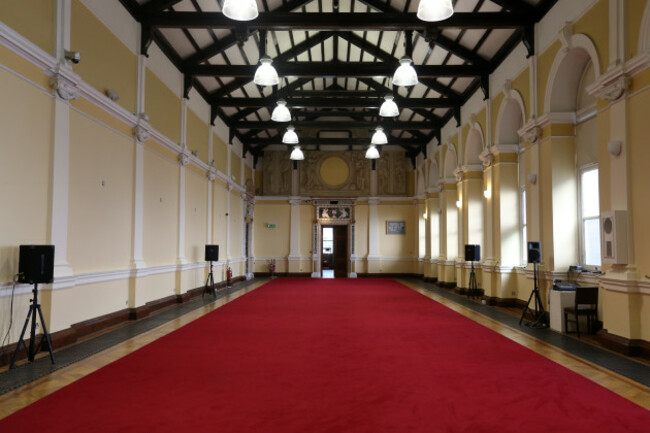 16/12/2016. Restoration of Georgian Leinster House