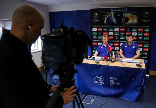 Leo Cullen and Robbie Henshaw