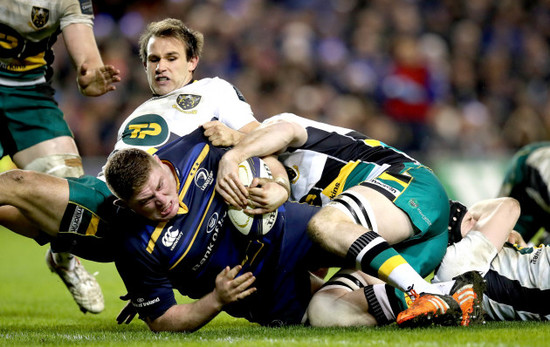 Tadhg Furlong scores their fifth try