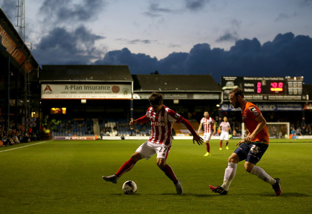 Soccer - Capital One Cup - Second Round - Luton Town v Stoke City - Kenilworth Road