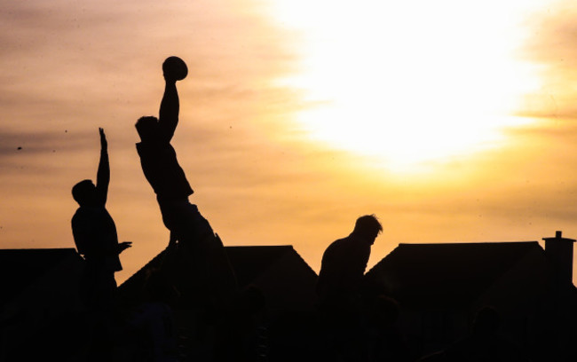 A general view of a line out