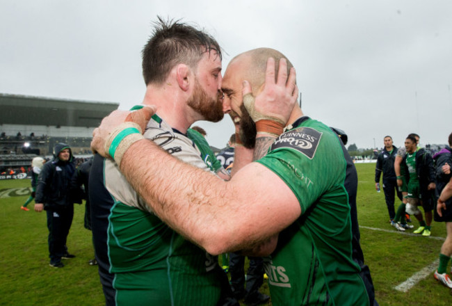 Aly Muldowney and John Muldoon celebrate