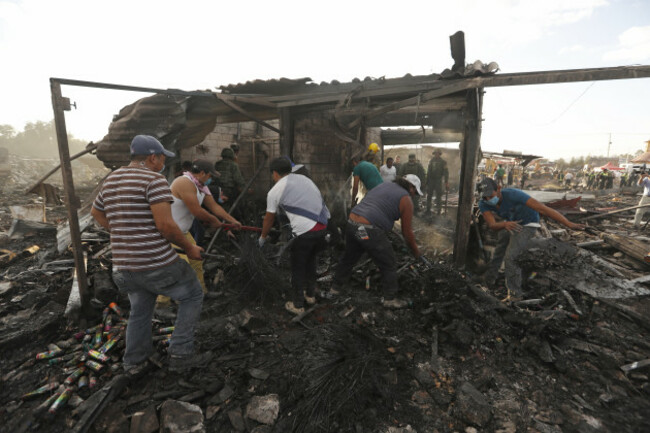 Mexico Fireworks Explosion
