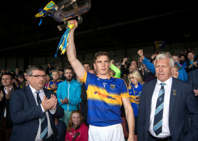 Brendan Maher lifts the trophy