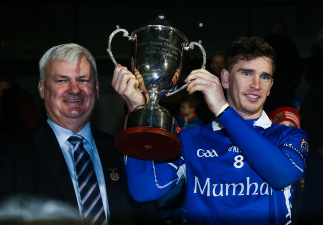 Brendan Maher lifts the trophy