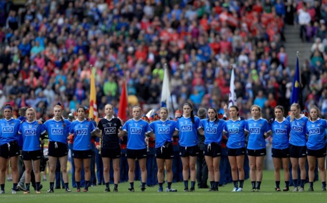 The Dublin team line up