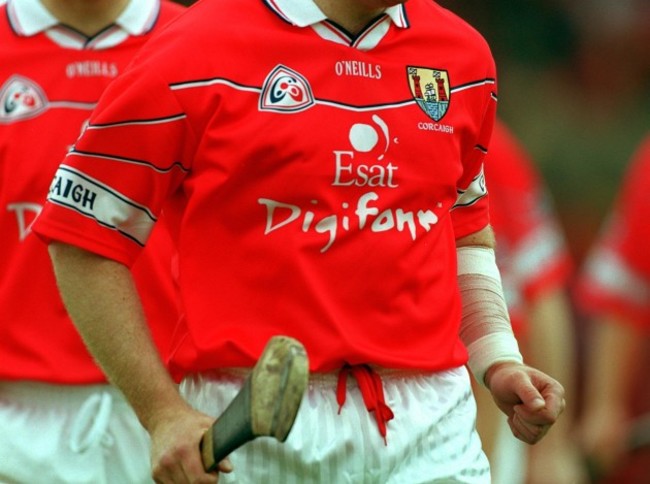 A general view of the Cork jersey