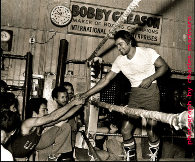 Roberto Duran at Gleason's Gym