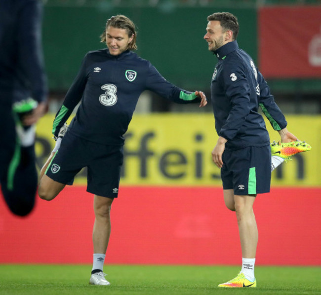 Jeff Hendrick and Andy Boyle