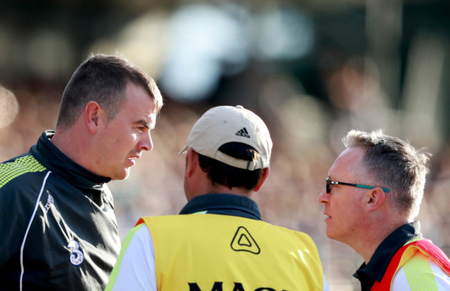 Eoin Kelly, Paul Flynn and manager Sean Power