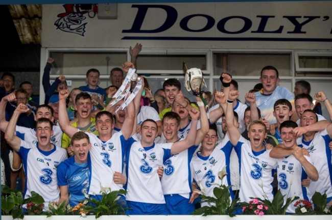 Waterford celebrate winning