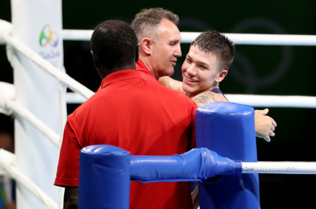 Nico Hernandez with Billy Walsh