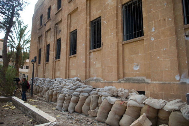 Mideast Syria Palmyra Museum