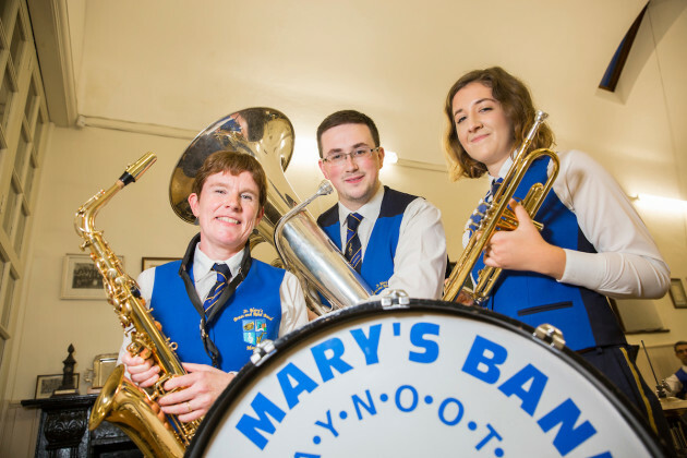 Gerda Dewit, Daniel McGonagle,  Jane o Connor  St Marys Brass Band