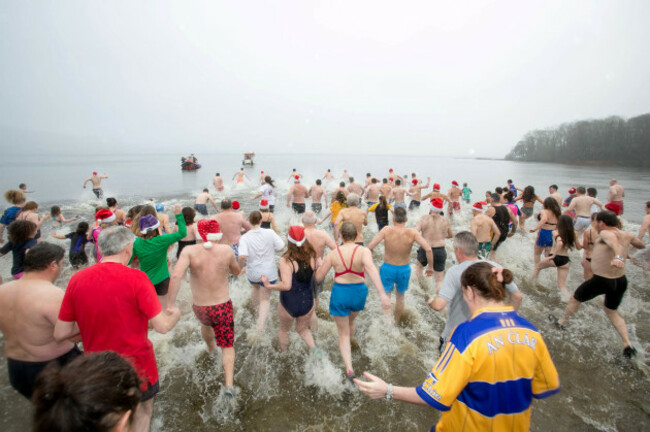 Christmas Day Swim Killaloe Co Clare