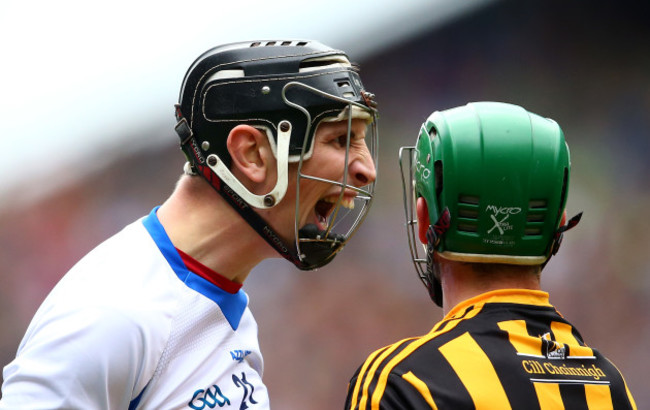 Maurice Shanahan reacts towards Shane Prendergast