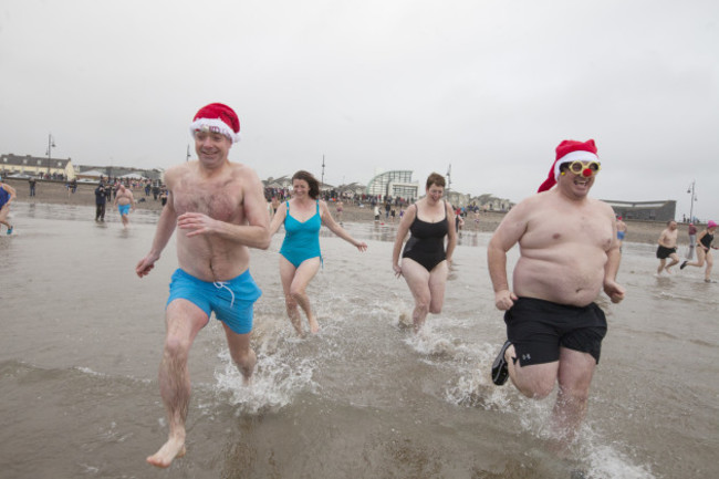 25/12/2016. Christmas Day Swim Tramore. Xmas Day s
