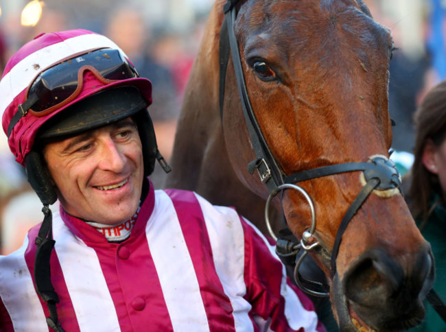 Davy Russell with Noble Endeavor after winning