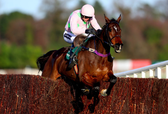 Ruby Walsh onboard Douvan clears the last on his way to winning