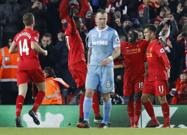 Liverpool v Stoke City - Premier League - Anfield