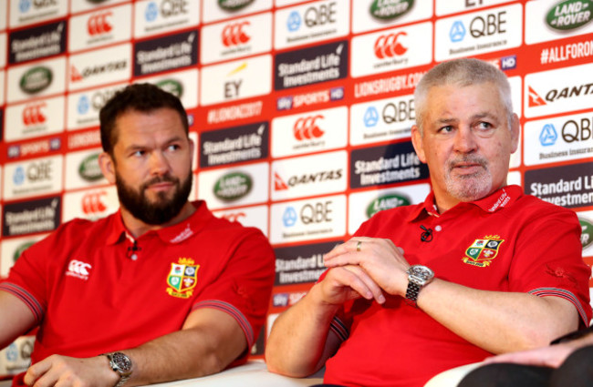 Andy Farrell and Warren Gatland