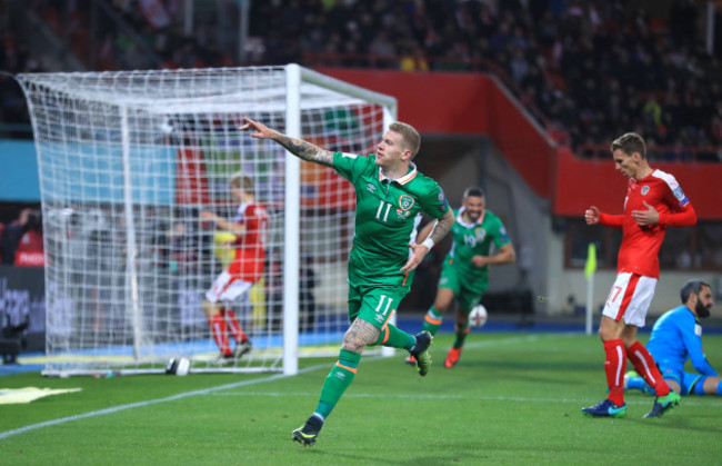 Austria v Republic of Ireland - 2018 FIFA World Cup Qualifying - Group D - Ernst-Happel-Stadion