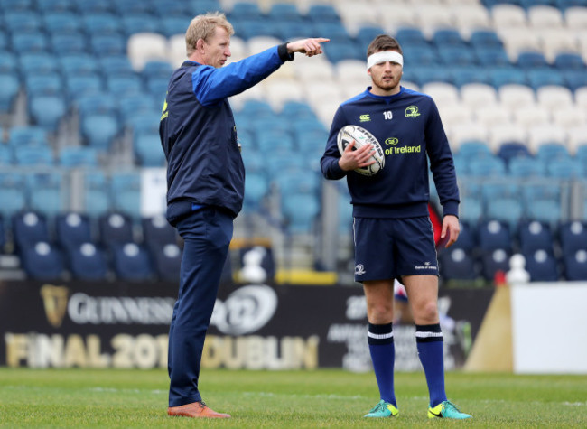 Leo Cullen with Ross Byrne