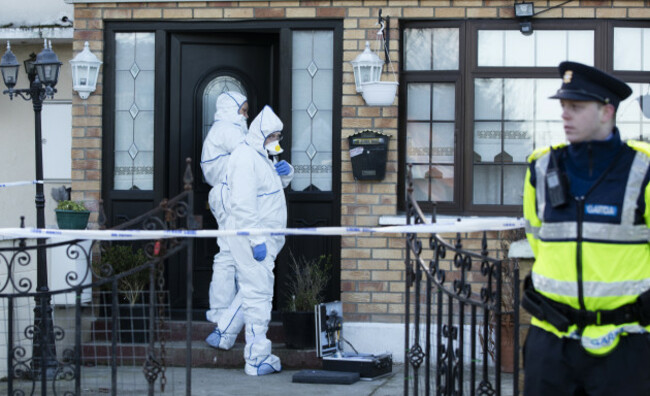 01/01/2017 Ballyfermot stabbing. Pictured are Gard