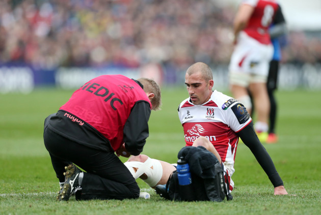 Ruan Pienaar down injured