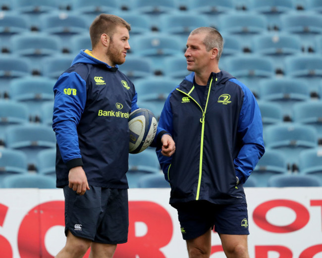 Sean O'Brien and Stuart Lancaster