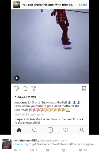 A famous person followed me on instagram