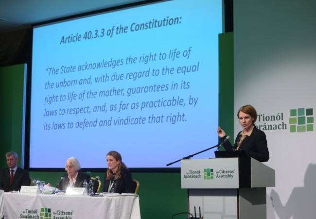 06/01/2017. Citizens Assembly. Pictured (R) Snr Co