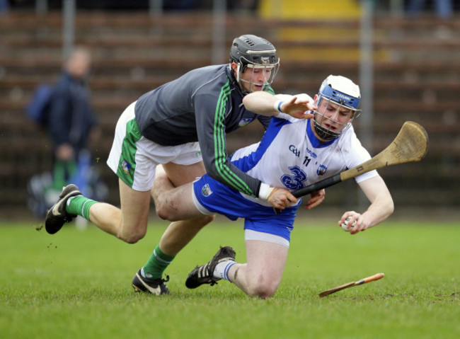 Stephen Bennett is tackled by Nickie Quaid